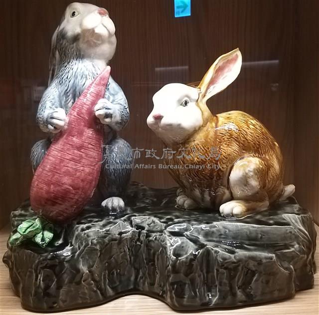 雙兔吉祥藏品圖，第1張
