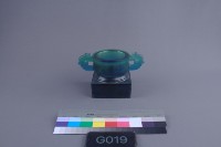 春雷雙龍提耳水晶籃藏品圖，第1張