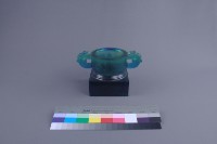 春雷雙龍提耳水晶籃藏品圖，第4張