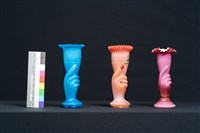 手把式花瓶（三件）藏品圖，第5張