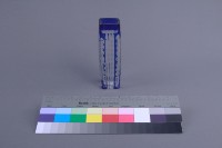 藍色雕刻四方瓶藏品圖，第4張