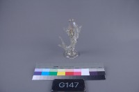 透明點飾魚式花瓶藏品圖，第1張