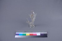 透明點飾魚式花瓶藏品圖，第2張