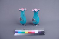 青色紅裡花瓶（一對）藏品圖，第3張