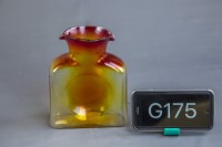 紅漸層扁瓶藏品圖，第1張