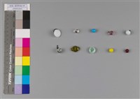 左羊-玻璃鈕扣(共10件)藏品圖，第1張