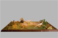 恐龍系列(1) a.暴龍 b.三角龍 c.副龍擳龍 d.禽龍冠龍  e.冠龍藏品圖，第2張