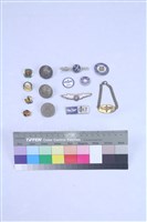 新竹二聯隊紀念章 裝一袋（1-14）藏品圖，第1張