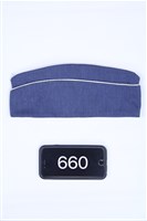 天藍船型帽藏品圖，第1張