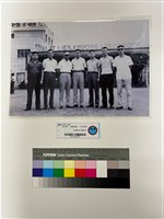 黑白翻拍放大護貝相片藏品圖，第1張