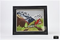 刺繡裱框藏品圖，第1張