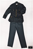 茶綠混紡軋別丁軍常衣藏品圖，第1張