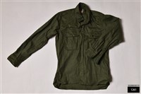 輕磅綠人布官兵野戰服上衣藏品圖，第1張