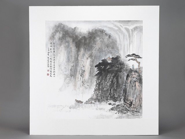 潘瑞美－層巒疊嶂繞紫煙的圖片