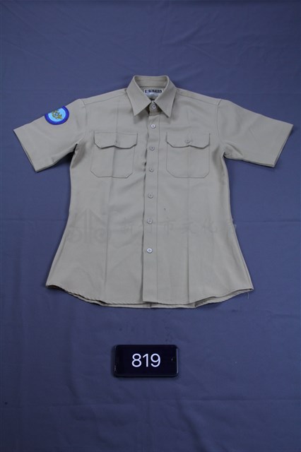 海軍土黃色短袖軍便衣藏品圖，第1張