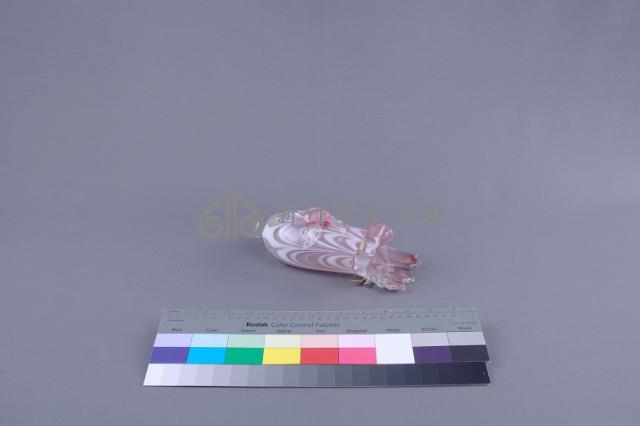 絞紋掛式牡丹花瓶藏品圖，第3張