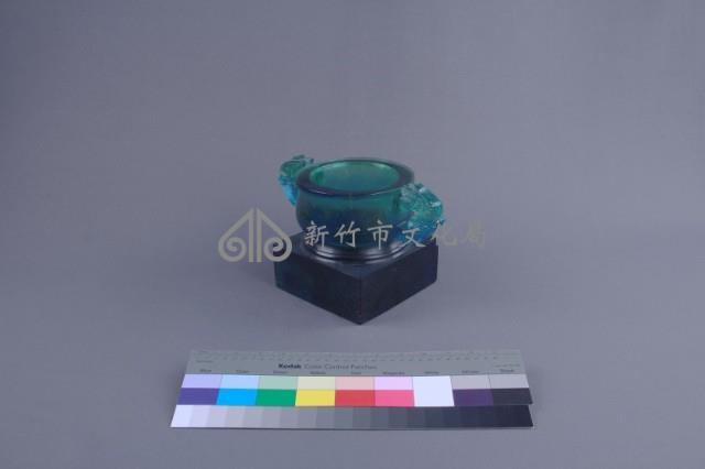 春雷雙龍提耳水晶籃藏品圖，第3張