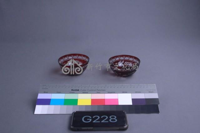 雙色雕花冰盌（二件）藏品圖，第1張