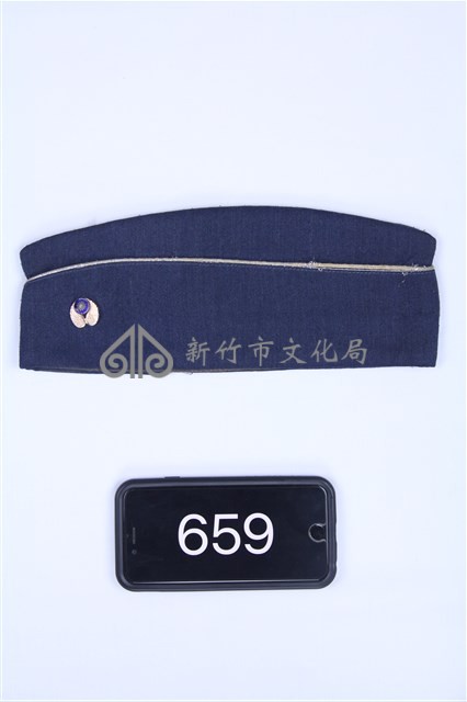 天藍船型帽藏品圖，第1張