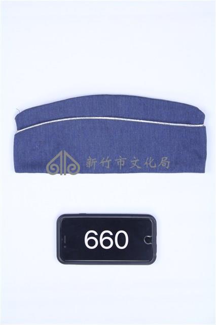 天藍船型帽藏品圖，第1張