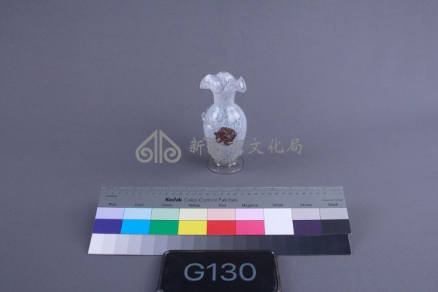 霧點牡丹花瓶藏品圖，第1張
