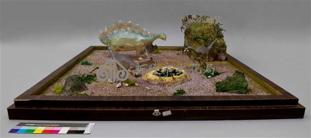 恐龍系列(2) a.劍龍 b.偷蛋龍藏品圖，第1張