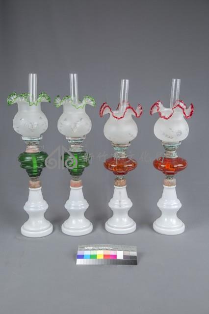 莊培鑫-仿古玻璃燈具二對（四件）藏品圖，第4張