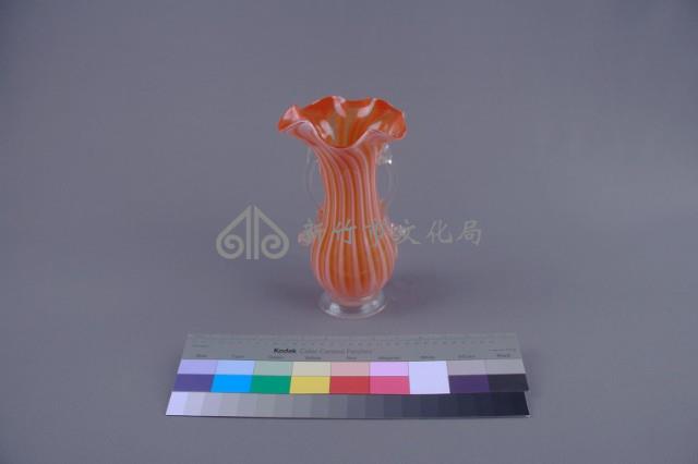 絞紋牡丹花瓶（直紋一對）藏品圖，第4張