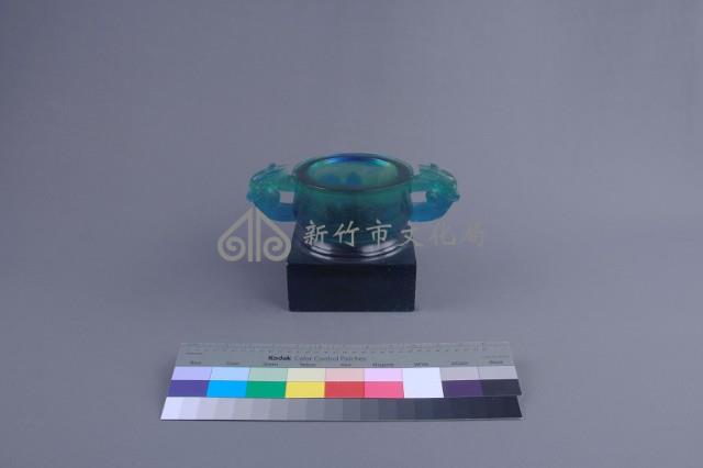 春雷雙龍提耳水晶籃藏品圖，第4張