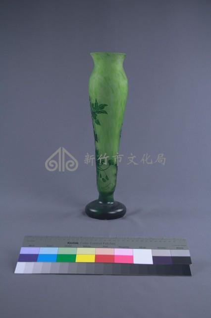 桃月弄春彩紋花器藏品圖，第2張