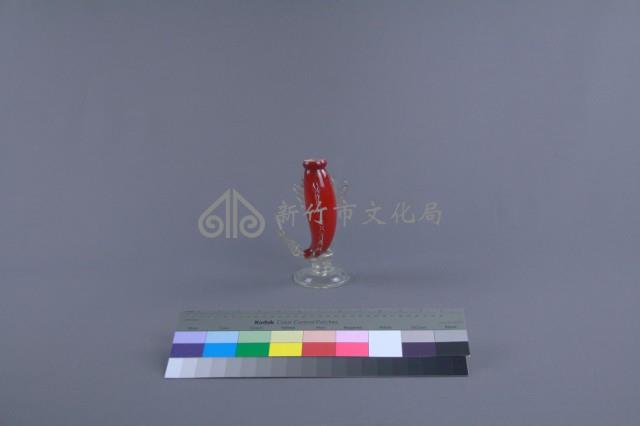 紅色魚式花瓶藏品圖，第2張