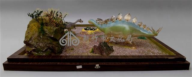 恐龍系列(2) a.劍龍 b.偷蛋龍藏品圖，第2張