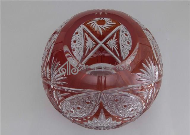 橘紅雕刻花瓶藏品圖，第3張