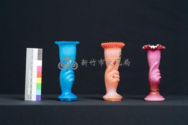 手把式花瓶（三件）藏品圖，第5張