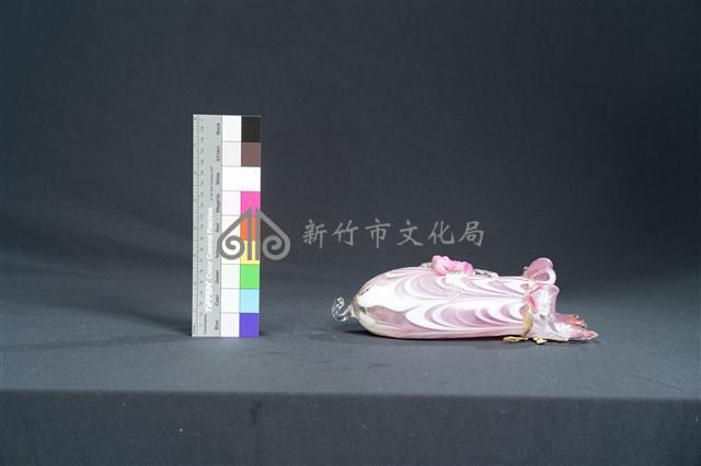 絞紋掛式牡丹花瓶藏品圖，第5張