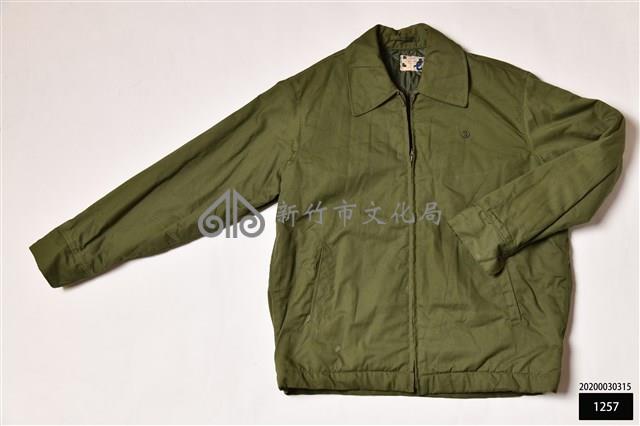 草綠混紡軍外套藏品圖，第1張