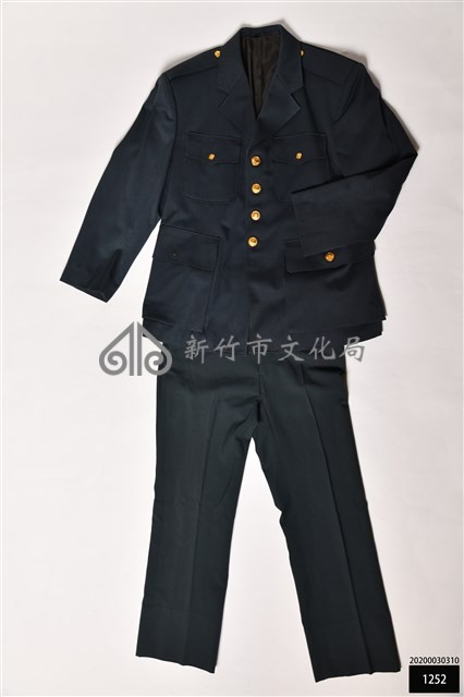 陸官生茶綠毛龍常服+長褲藏品圖，第1張