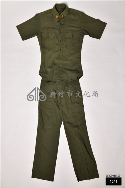 陸軍短袖襯衫+長褲藏品圖，第1張