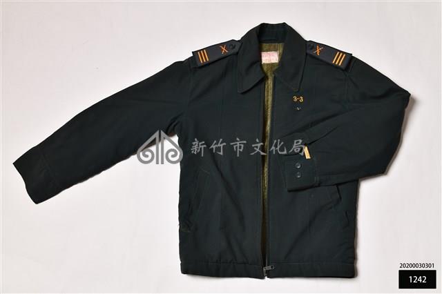 陸官茶綠人纖毛絨裡夾克藏品圖，第1張