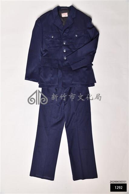 空軍天藍軋別釘長服上衣+長褲藏品圖，第1張