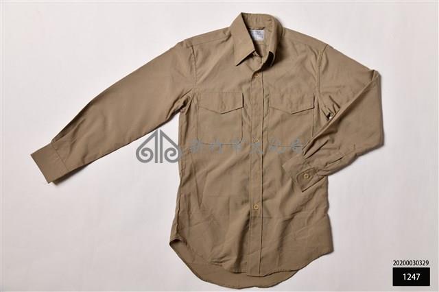 陸戰官黃人绀長袖軍便服藏品圖，第1張
