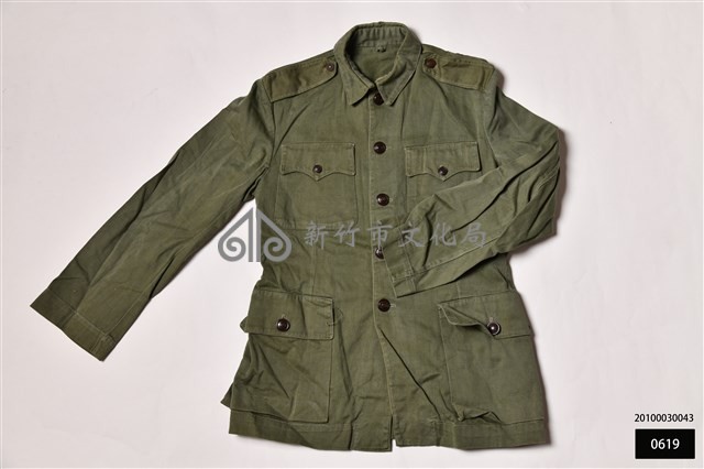 草綠斜紋布士兵常服上衣藏品圖，第1張