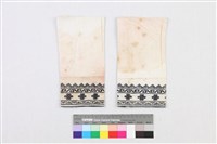 白棉地平繡盤長紋飾褲-1藏品圖，第1張