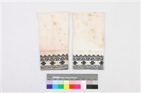 白棉地平繡盤長紋飾褲-1藏品圖，第2張