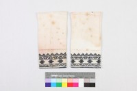 白棉地平繡盤長紋飾褲藏品圖，第2張