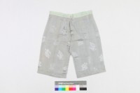 淺灰地提花絲質開襠女褲藏品圖，第1張