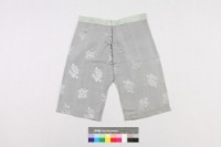 淺灰地提花絲質開襠女褲藏品圖，第2張