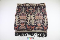 褐地動物紋染織裙布藏品圖，第2張