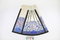 白綢地彩繡龍鳳馬面裙藏品圖，第2張