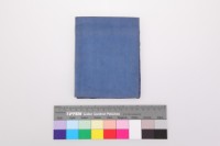 黑絨地彩繡花鳥紋單面方形荷包藏品圖，第2張